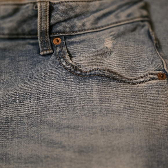 M Jeans by Maurices Distressed Flare Jeans Size 16 Curvy High Rise - Picture 8 of 15